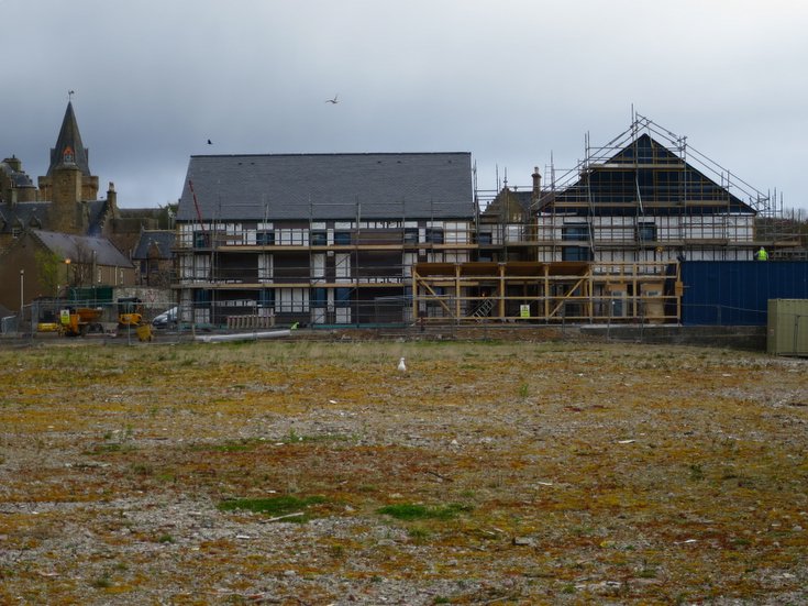Tiling and cladding of UHI student accommodation