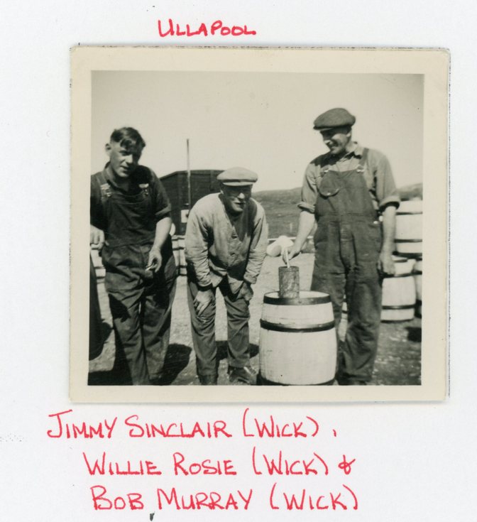 Preparing herring barrels at Ullapool