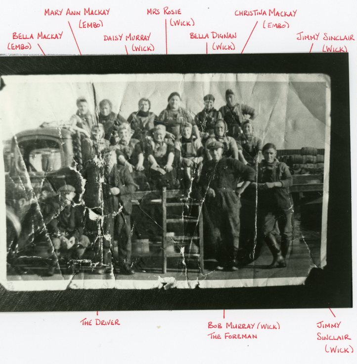 Group photograph of 'Herring Harvesters'