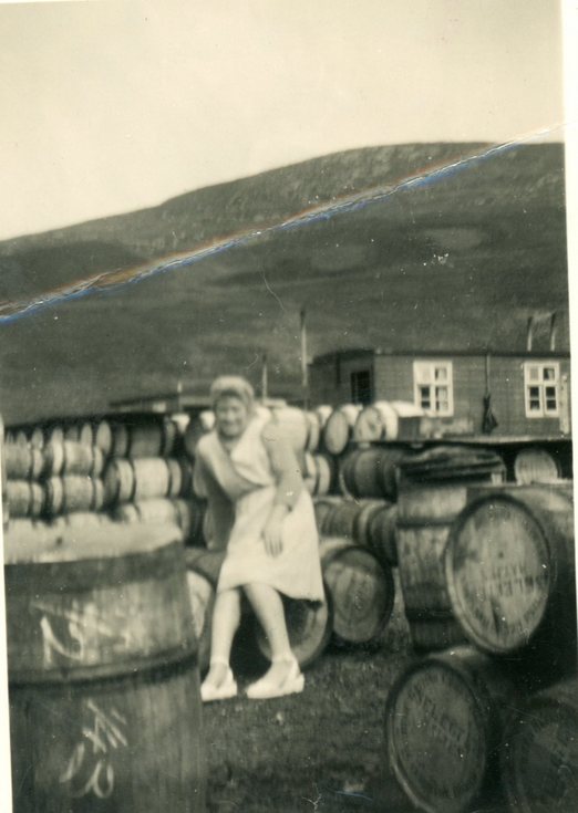 Christina Mackay in a summer dress at Ullapool