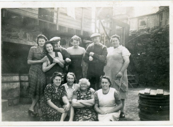 Group photograph of 'Herring Harvesters'