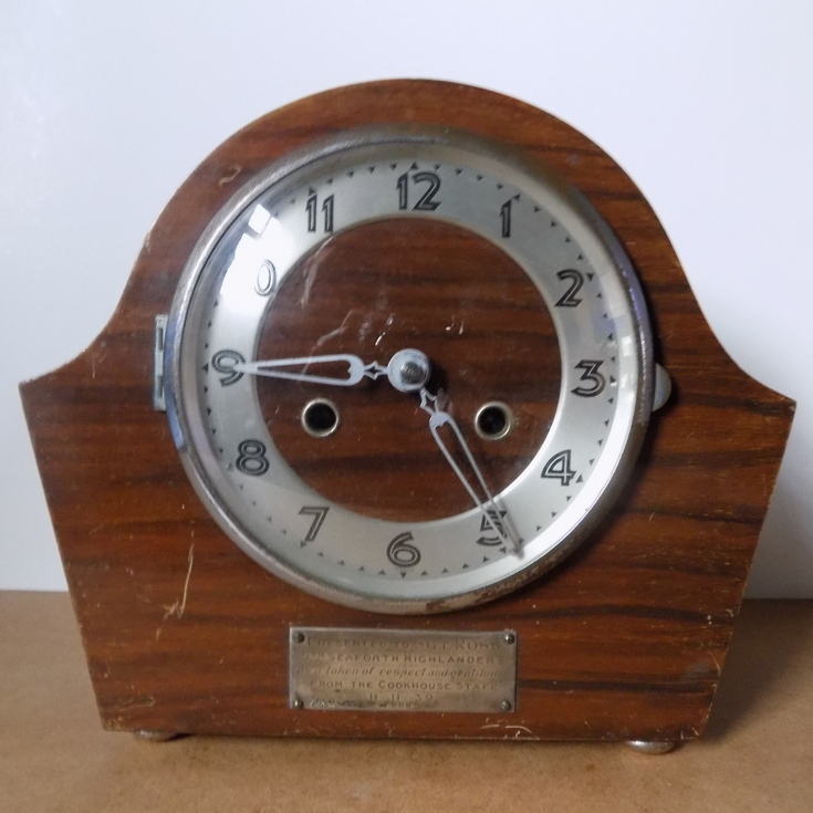 Domestic chiming clock of typical 1930's design