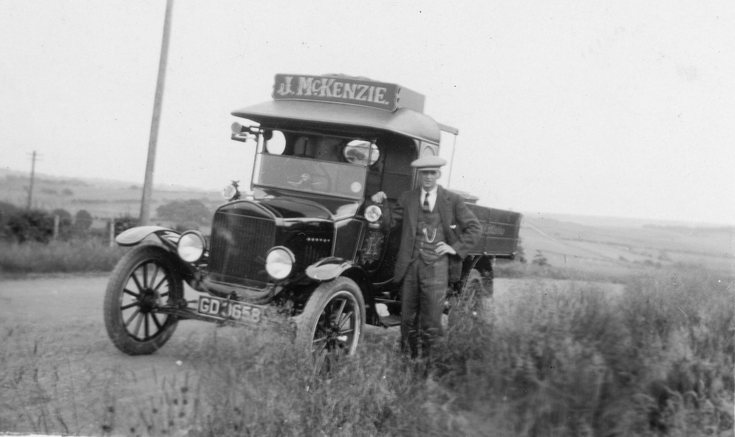 J McKenzie delivery lorry