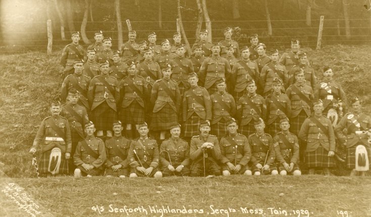 4/5th Seaforth Highlanders Sergeants Mess Tain