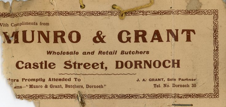Munro and Grant label