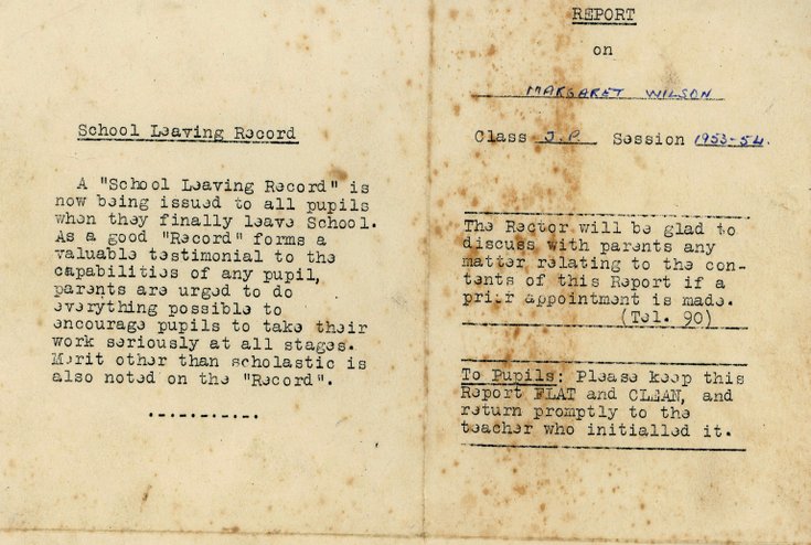Miscellaneous Wilson family documents c. 1953