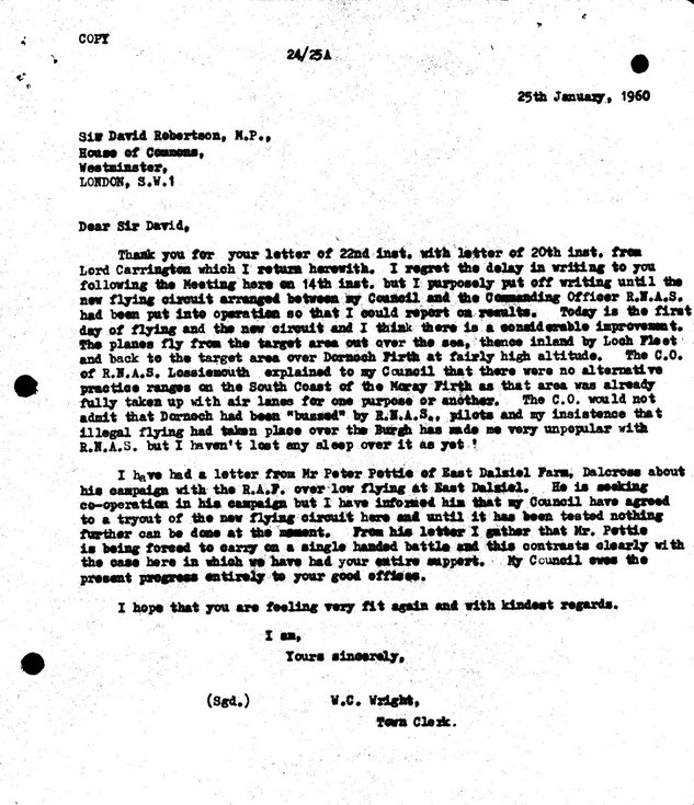 h correspondence flying circuit Dornoch