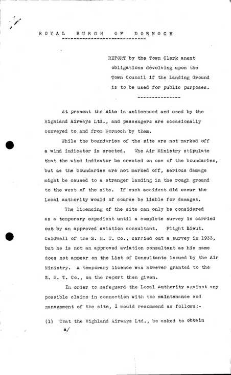 Burgh correspondence Council Obligations (verso)