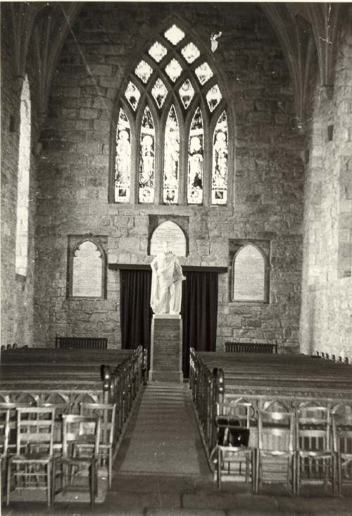 Statue of Duke of Sutherland in cathedral