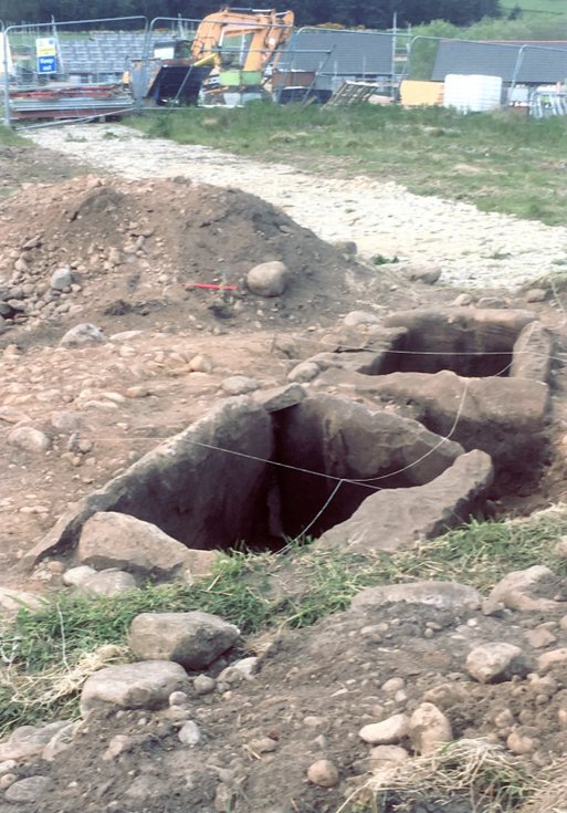 Cist uncovered at Achinchanter 2019