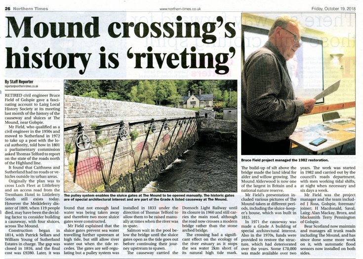 Mound crossing's history is 'riveting'