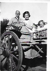 Dornoch Dairy horse drawn cart 1950