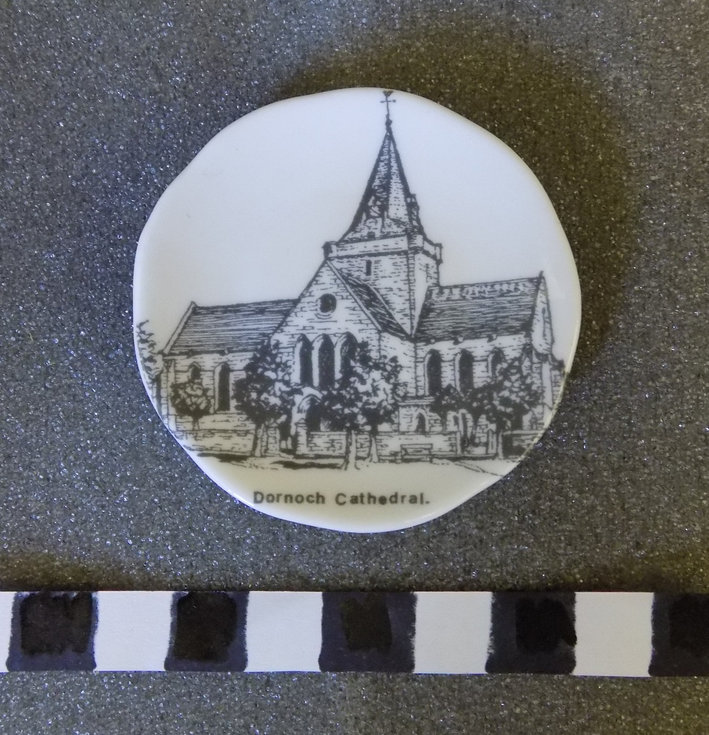 Small commemorative saucer