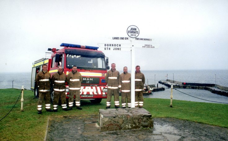 Dornoch Fire Service at John O' Groats