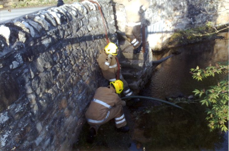 Training Exercise in Dornoch Burn