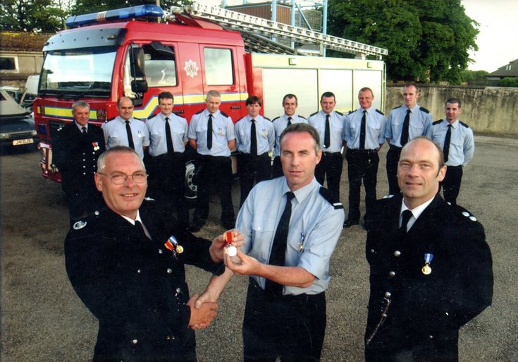 Long Service Medal Presentation to James Irving