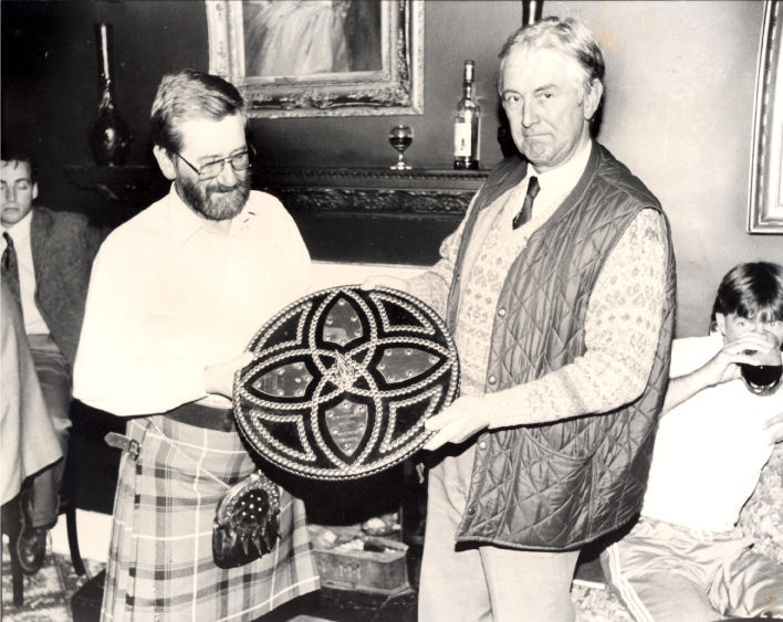 Presentation of Burghfield Trophy 1991