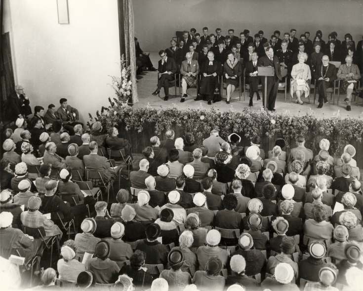 Opening of Dornoch Academy 1963