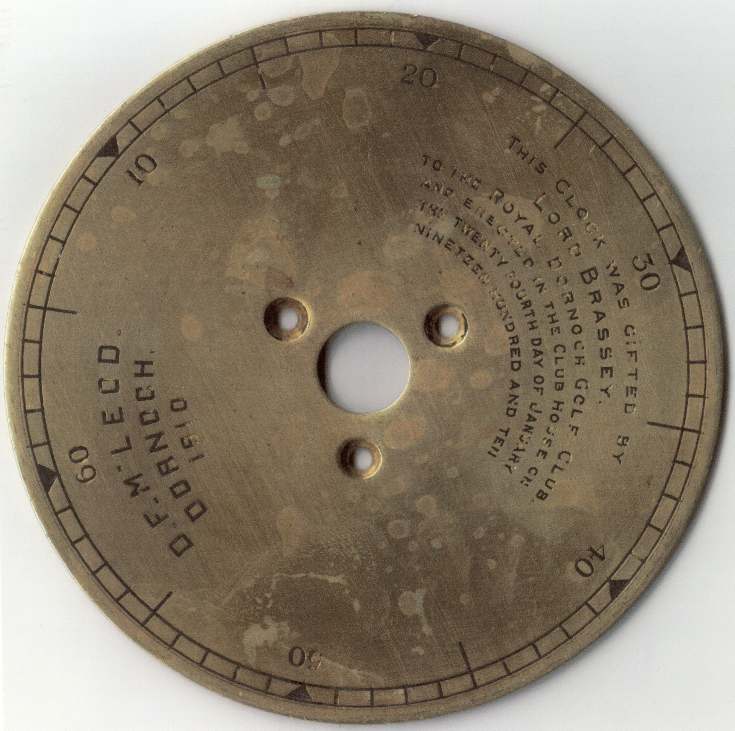 Royal Dornoch Golf Club Clock