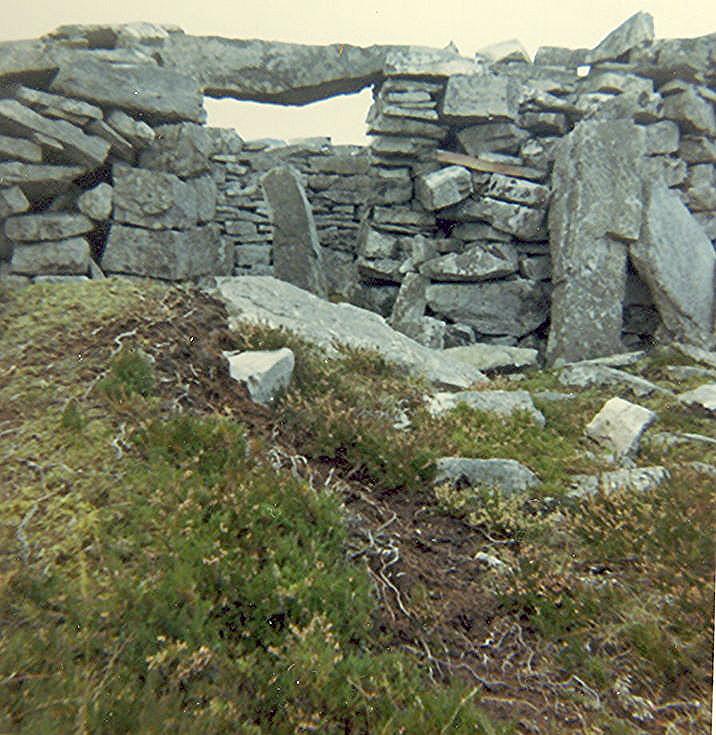 Round House, Eriboll ~ outside entrance from north