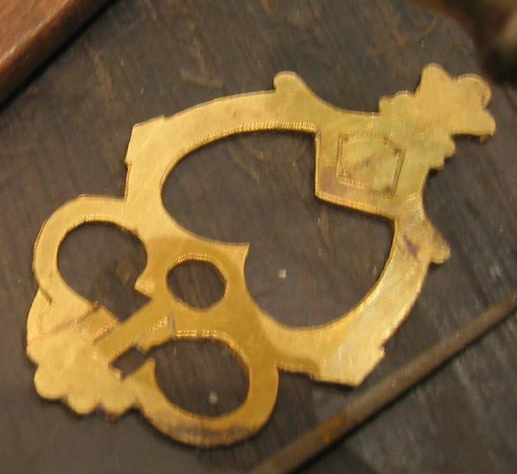 Incomplete luckenbooth brooch