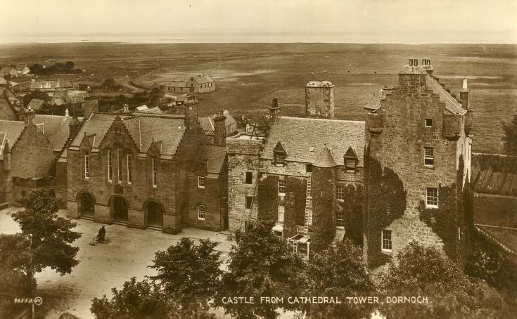 Castle from Cathedral Tower, Dornoch