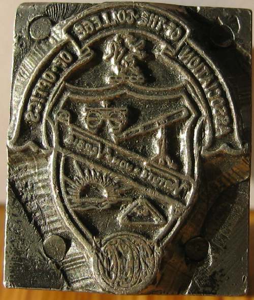 Letterhead printing block