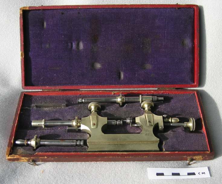 Watchmaker's pivot finisher in box