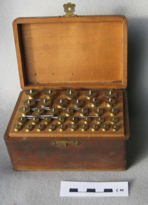 Box of watchmaker's arbours