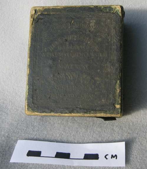 Box containing watchmaker's poising tool