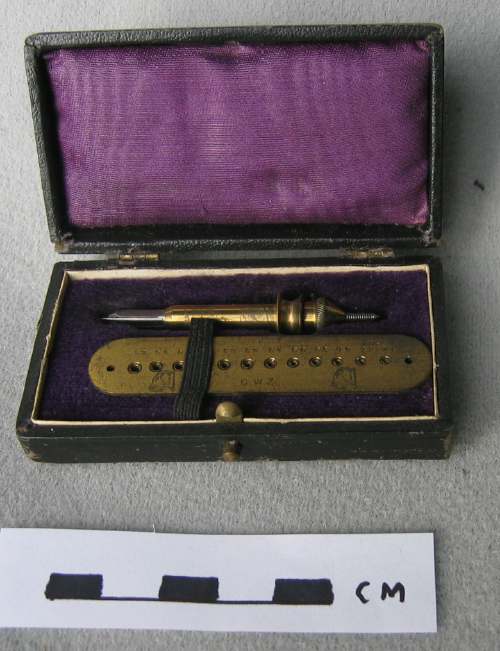Watchmaker's tool in box