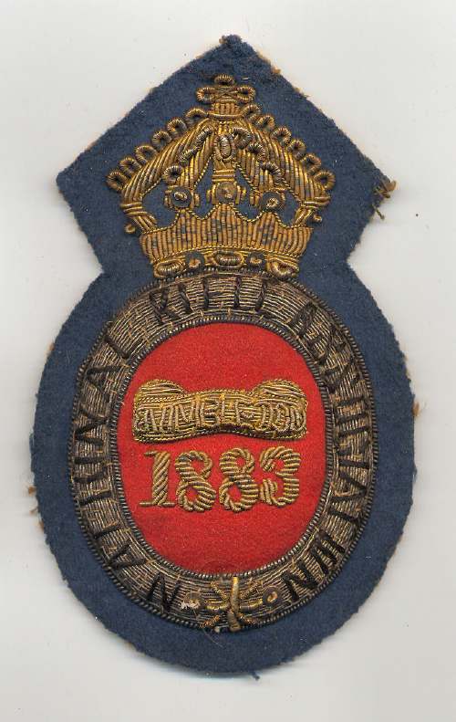 National Rifle Association ~ Wimbledon badge - Robert Mackay 1883