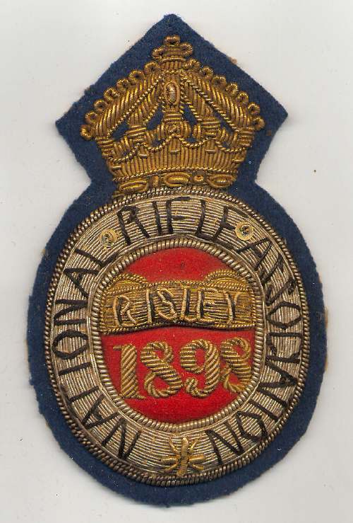 National Rifle Association ~ Bisley badge - Robert Mackay 1898