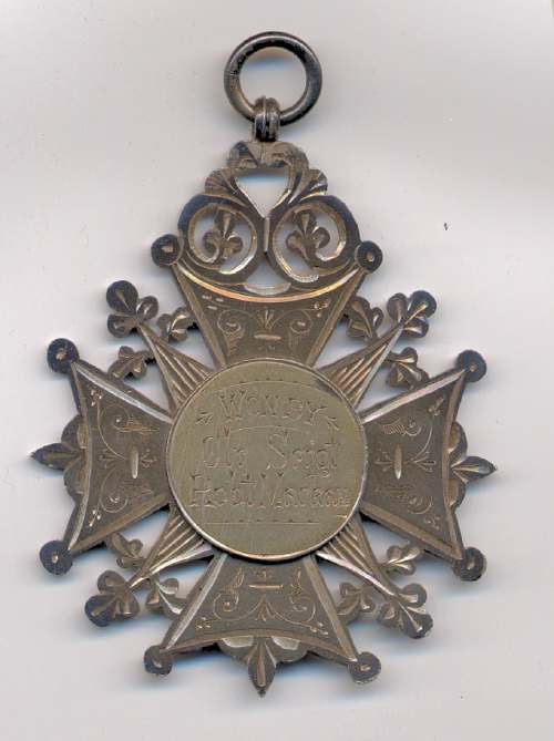 Sutherland Highland Rifle Volunteers shooting medal - Robert Mackay 1897