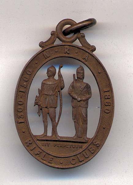 NRA Rifle Clubs medal - Robert Mackay