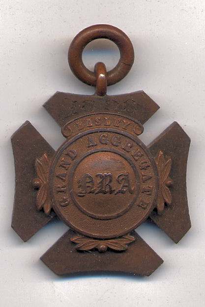 Grand Aggregate Bisley medal - Robert Mackay 1898