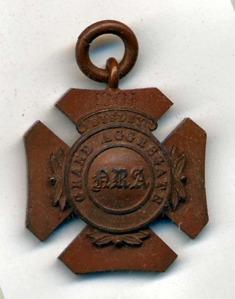 Grand Aggregate Bisley medal - Robert Mackay 1901