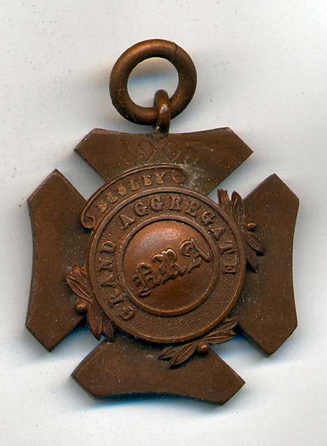 Grand Aggregate Bisley medal - Robert Mackay 1905