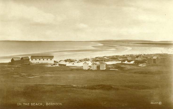 On the beach, Dornoch