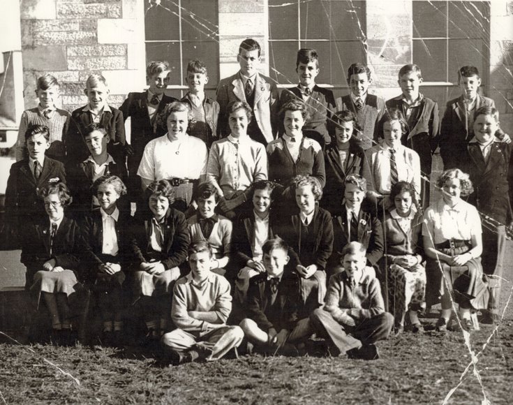 Dornoch Academy Class IIX in the 1950's
