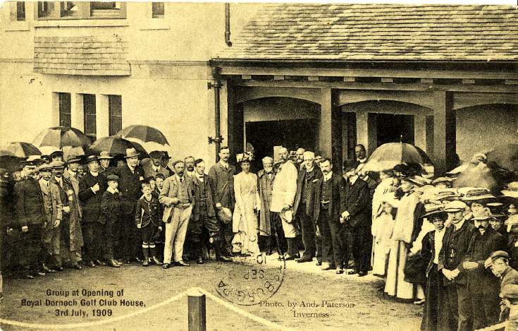 Opening of Royal Dornoch Golf Club House