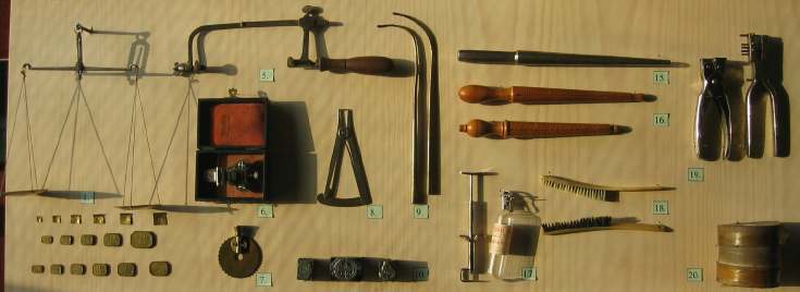 Watchmaker's tools