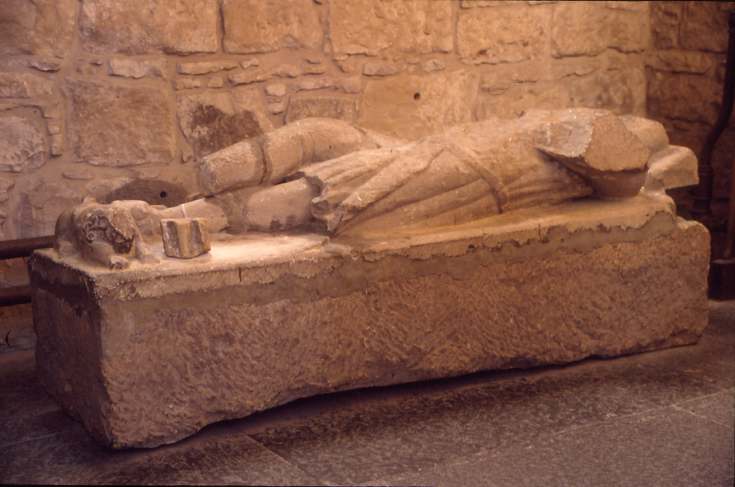 Sarcophagus in Dornoch Cathedral 1995