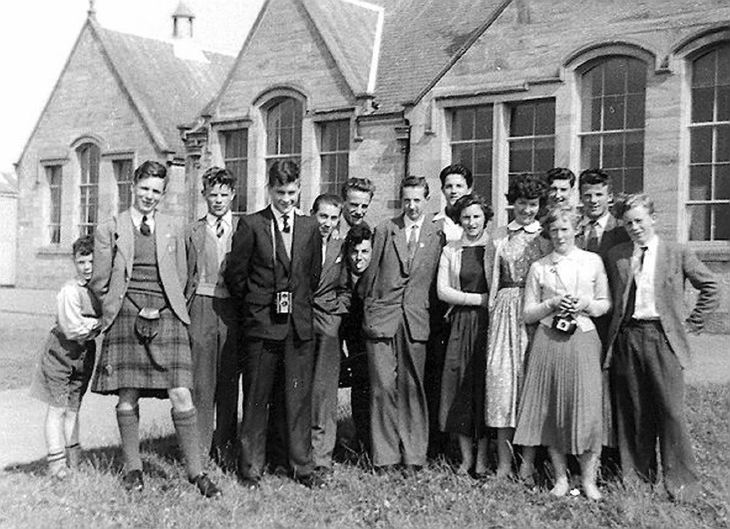 Dornoch Academy 5th & 6th year pupils 1958
