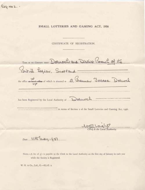 Royal British Legion Correspondence