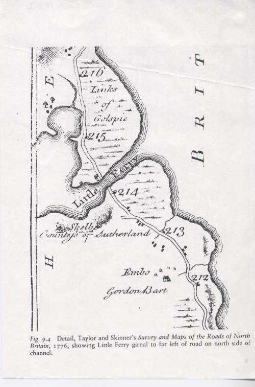 Map of Littleferry area