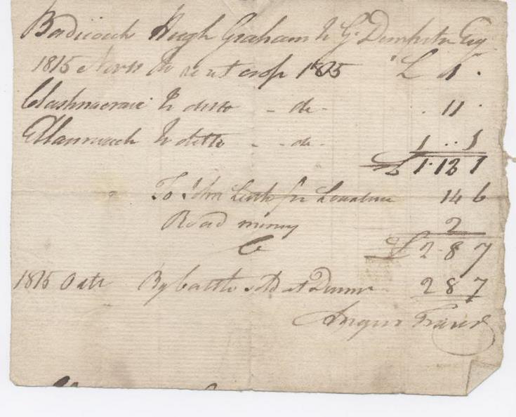 Rent receipts 1795-1880