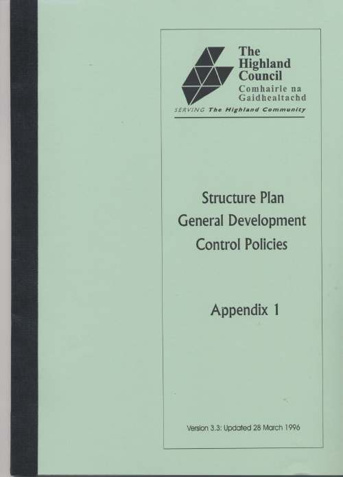 Structure Plan General Development Control Policies 1996
