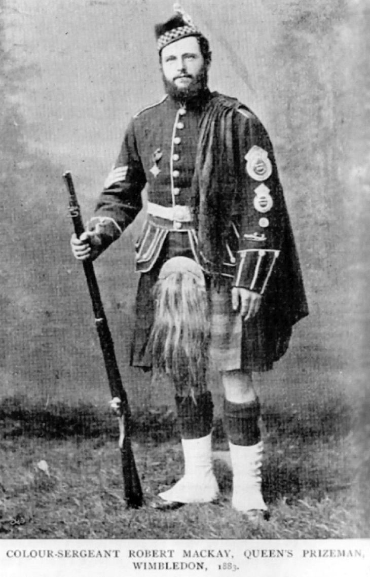 Colour-Sergeant Robert Mackay 1883