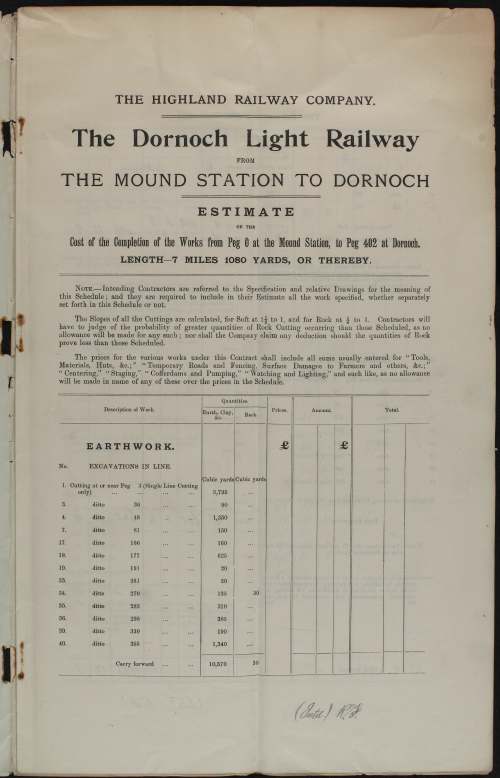 Dornoch Light Railway film